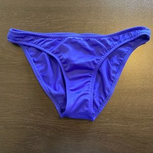 Blue bikini bottoms